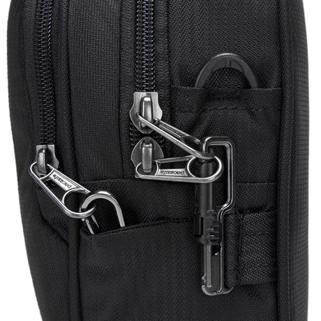 Pacsafe Metrosafe LS100 Crossbody Anti-Theft Messenger Bag in Black