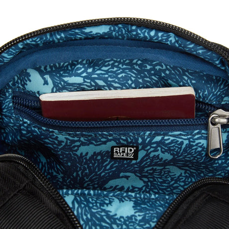 Pacsafe Metrosafe LS100 Crossbody Anti-Theft Messenger Bag in Black