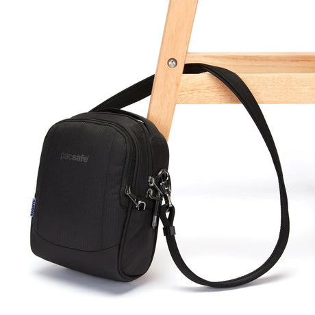 Pacsafe Metrosafe LS100 Crossbody Anti-Theft Messenger Bag in Black