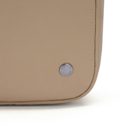 Pacsafe CX Square Anti-Theft Travel Crossbody Bag in Taupe