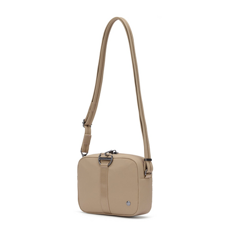 Pacsafe CX Square Anti-Theft Travel Crossbody Bag in Taupe