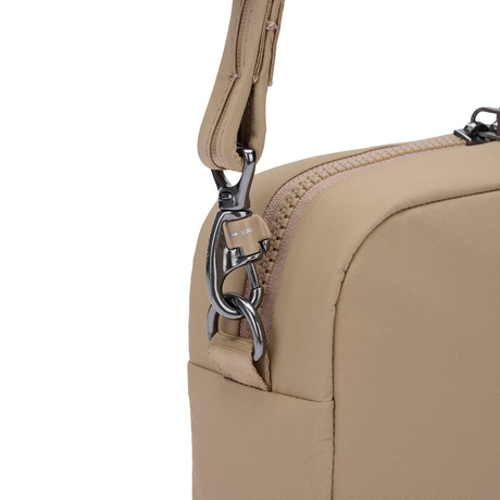 Pacsafe CX Square Anti-Theft Travel Crossbody Bag in Taupe