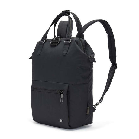 Pacsafe Citysafe CX Econyl Anti-Theft Mini Bag Backpack in Black