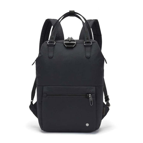 Pacsafe Citysafe CX Econyl Anti-Theft Mini Bag Backpack in Black