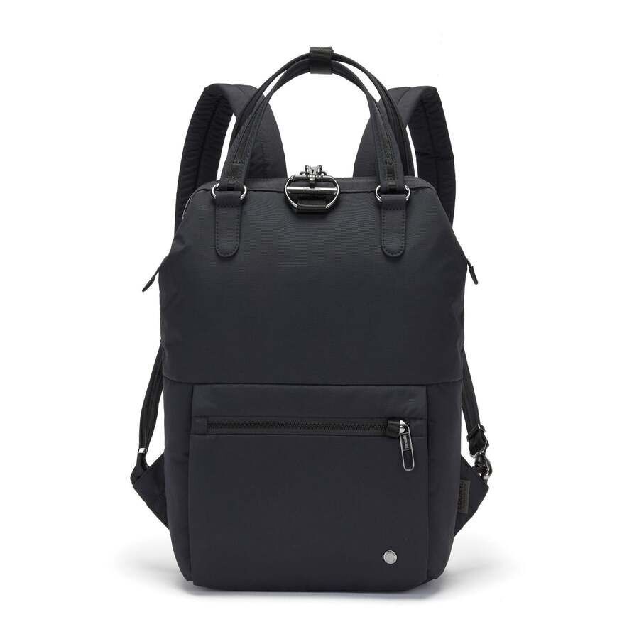 Pacsafe Citysafe CX Econyl Anti-Theft Mini Bag Backpack in Black