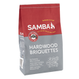 2kg SAMBA Hardwood Briquettes for Authentic BBQ Grilling - Product of Argentina