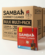 SAMBA Chimney Cleaner Sachets Bulk - 20 Packs of 5 Powder Sachets (100 Sachets Total)