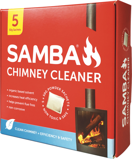 SAMBA Chimney Cleaner Sachets Bulk - 5 Packs of 5 Powder Sachets (25 Sachets Total)