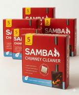 SAMBA Chimney Cleaner Sachets Bulk - 5 Packs of 5 Powder Sachets (25 Sachets Total)