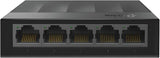 TP-Link LS1005G 5-Port Gigabit Desktop Network Switch Plug and Play in Black