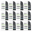 12x Schick 4pk Quattro 5 Titanium Refill Razor Blades