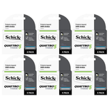 6x Schick 4pk Quattro 5 Titanium Refill Razor Blades Bulk Pack