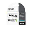 Schick 4pk Quattro 5 Titanium Refill Razor Blades
