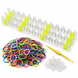 LOOM BAND STARTER KIT Case Box 600 Bands Board Refill Bracelet Making Set