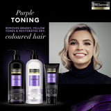 3x Tresemme 200ml Hair Mask Coconut Oil Purple Toning Step No3