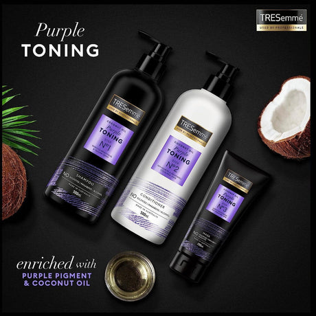 6x TRESemmé 200ml Coconut Oil Purple Toning Hair Mask Bulk Pack - Step 3