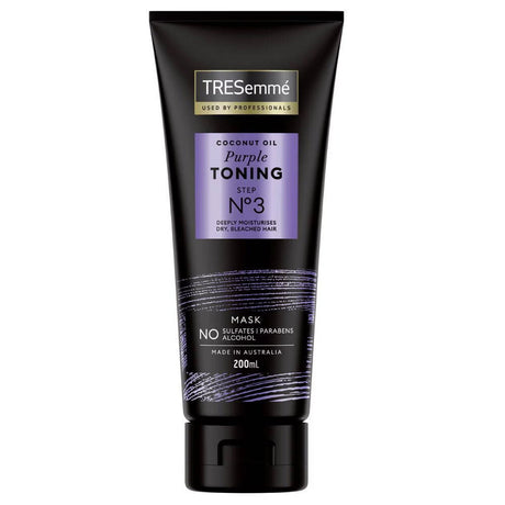 6x TRESemmé 200ml Coconut Oil Purple Toning Hair Mask Bulk Pack - Step 3