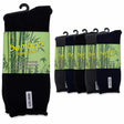 6 Pairs Premium Bamboo Works Socks - Assorted (Mens Heavy Duty Thick Socks w/ Cushion & Anti-Odour)