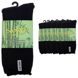 6 Pairs PREMIUM BAMBOO SOCKS Mens Heavy Duty Thick Work Socks Cushion BULK - Assorted Colour Pack