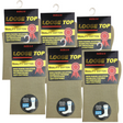 6x Pairs Beige Cotton Rich Loose Top Socks Bulk Pack (Comfort Diabetic Circulation)