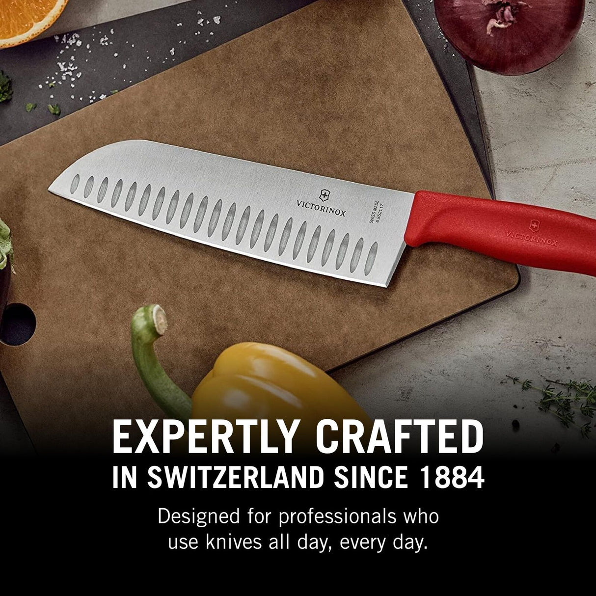 Victorinox Swiss Classic 4 Piece Kitchen Knife Set Knives in Red
