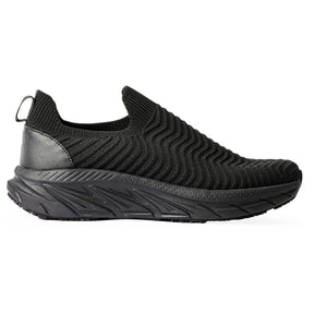 Sfida Wayfarer Mens Knit Lifestyle Sneakers - Black/Black (Casual Shoes) - BLACK/BLACK
