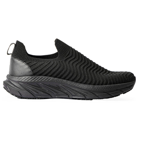 Sfida Wayfarer Mens Knit Lifestyle Sneakers - Black/Black (Casual Shoes) - BLACK/BLACK
