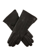Dents Womens Imipec Leather Gloves - Black (Warm Winter Elegant)