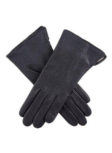 Dents Womens Imipec Leather Gloves - Navy (Warm Winter Elegant)