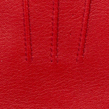 Dents Womens Emma Three-Point Leather Gloves - Berry Red