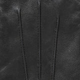 Dents Womens Cashmere Lined Touchscreen Leather Gloves in Black