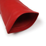 Dents Women's Three-Point Long Opera Leather Gloves in Berry