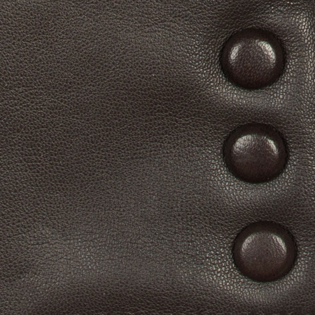 Dents Womens Touchscreen Water-Resistant Fur-Lined Leather Gloves w/ Buttons - Mocca
