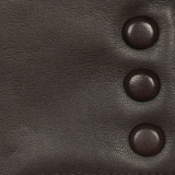Dents Womens Touchscreen Water-Resistant Fur-Lined Leather Gloves w/ Buttons - Mocca