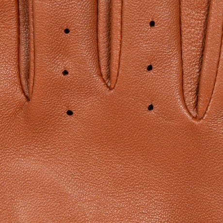 Dents Womens Leather Driving Gloves in Cognac