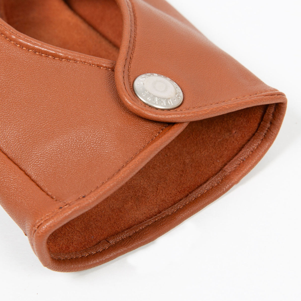 Dents Womens Leather Driving Gloves in Cognac