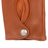 Dents Womens Leather Driving Gloves in Cognac