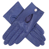 Dents Womens Leather Driving Gloves in Marine Blue