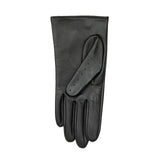 Dents Womens Touchscreen Leather Driving Gloves in Black
