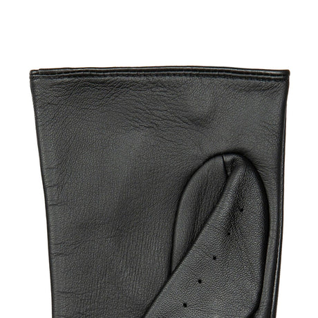 Dents Womens Touchscreen Leather Driving Gloves - Black