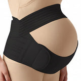 3-in-1 Womens Postpartum Adjustable Belly Band in Black - XXL