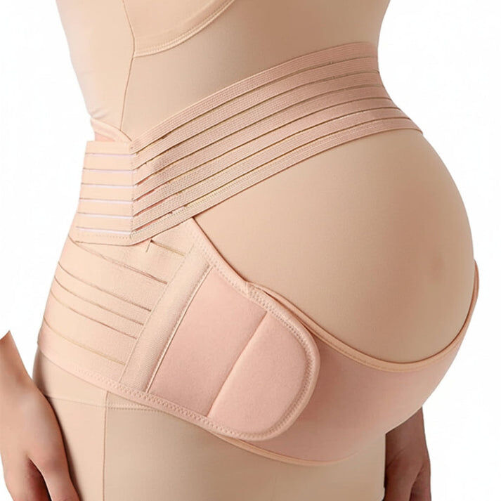 3-in-1 Womens Postpartum Adjustable Belly Band in Pink - XXL