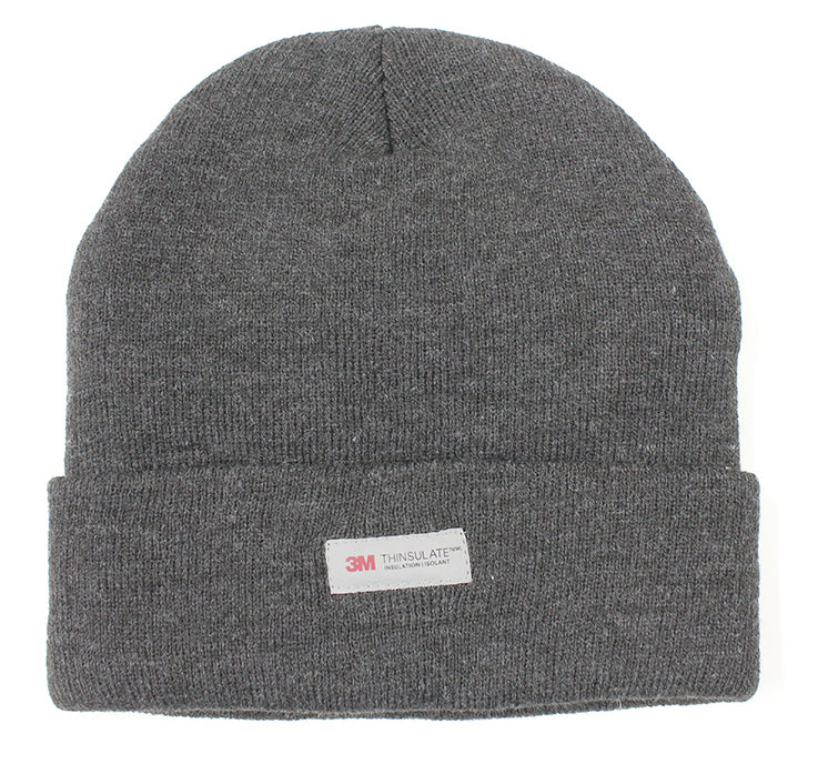 Dents 3M Thinsulate Beanie - Charcoal Grey (Pull On Thermal Knit Ski Hat)
