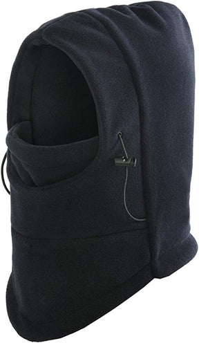 Dents Windproof Thermal Fleece Balaclava - Black (Ski & Full Face Mask)