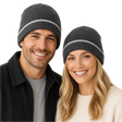 Dents Mens Thermal Insulation Wool Blend Knit Beanie - Charcoal (Warm Winter Thick Hat)