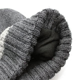 Dents Mens Thermal Insulation Wool Blend Knit Beanie - Charcoal (Warm Winter Thick Hat)