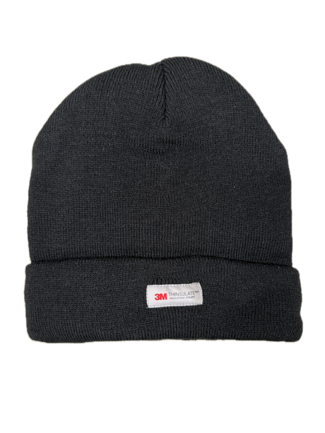 Dents Mens 3M Thinsulate 4 Layer Knit Turn Up Brim Beanie - Black (One Size)