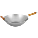 Ken Hom Excellence 36cm Carbon Steel Wok 1.8mm Stir Fry Pan Induction