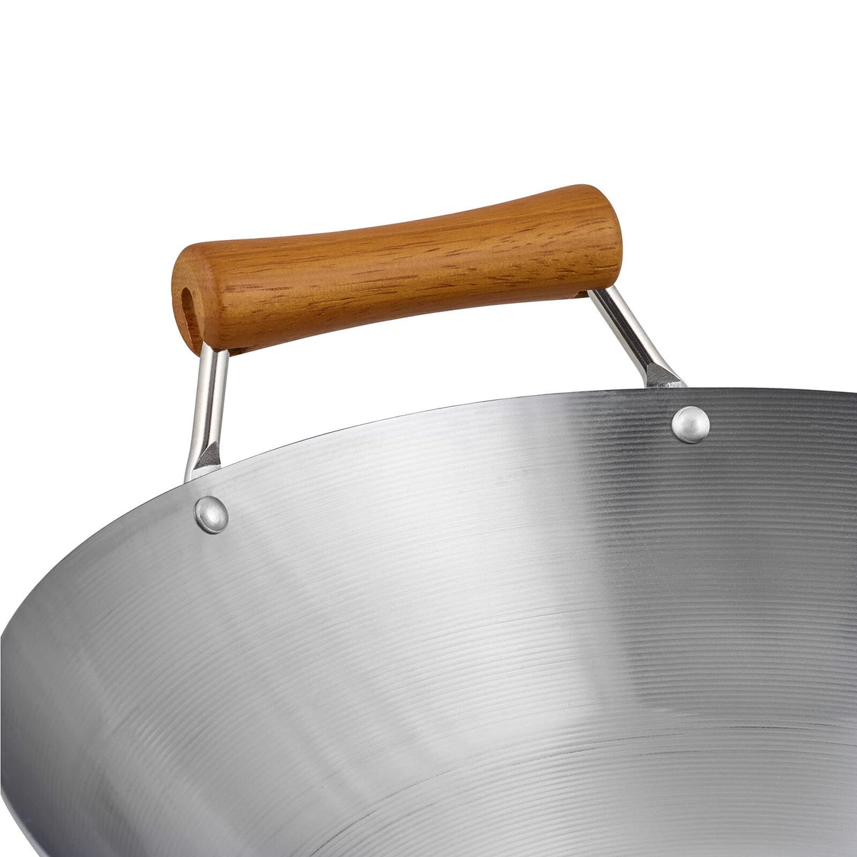 Ken Hom Excellence 36cm Carbon Steel Wok 1.8mm Stir Fry Pan Induction