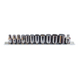 Wurth 1/4" 12pc Multi-Socket Wrench Set Chrome Metric/Imperial TX Bi-Hex Square